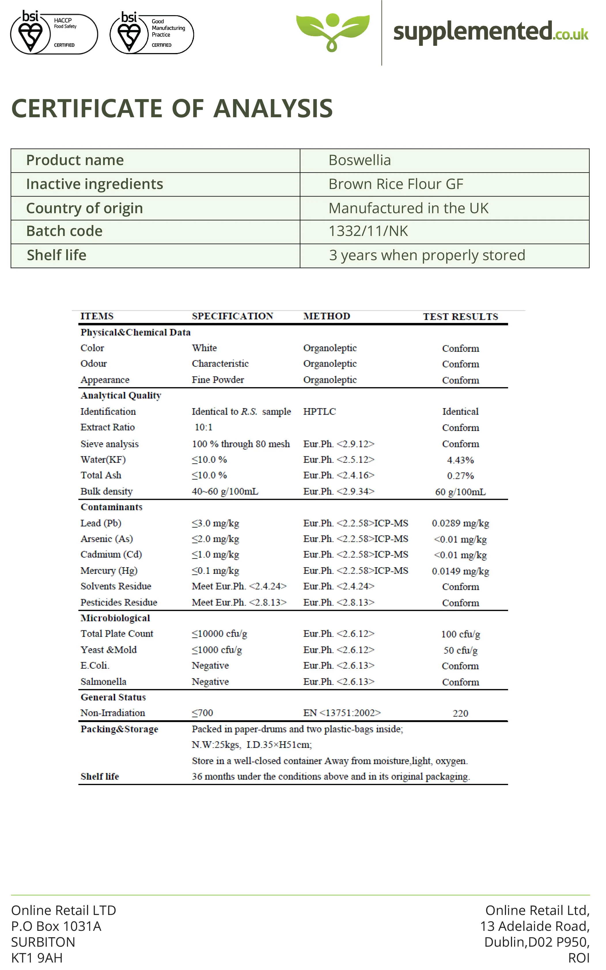 Boswellia 2000mg Capsules - Image 3