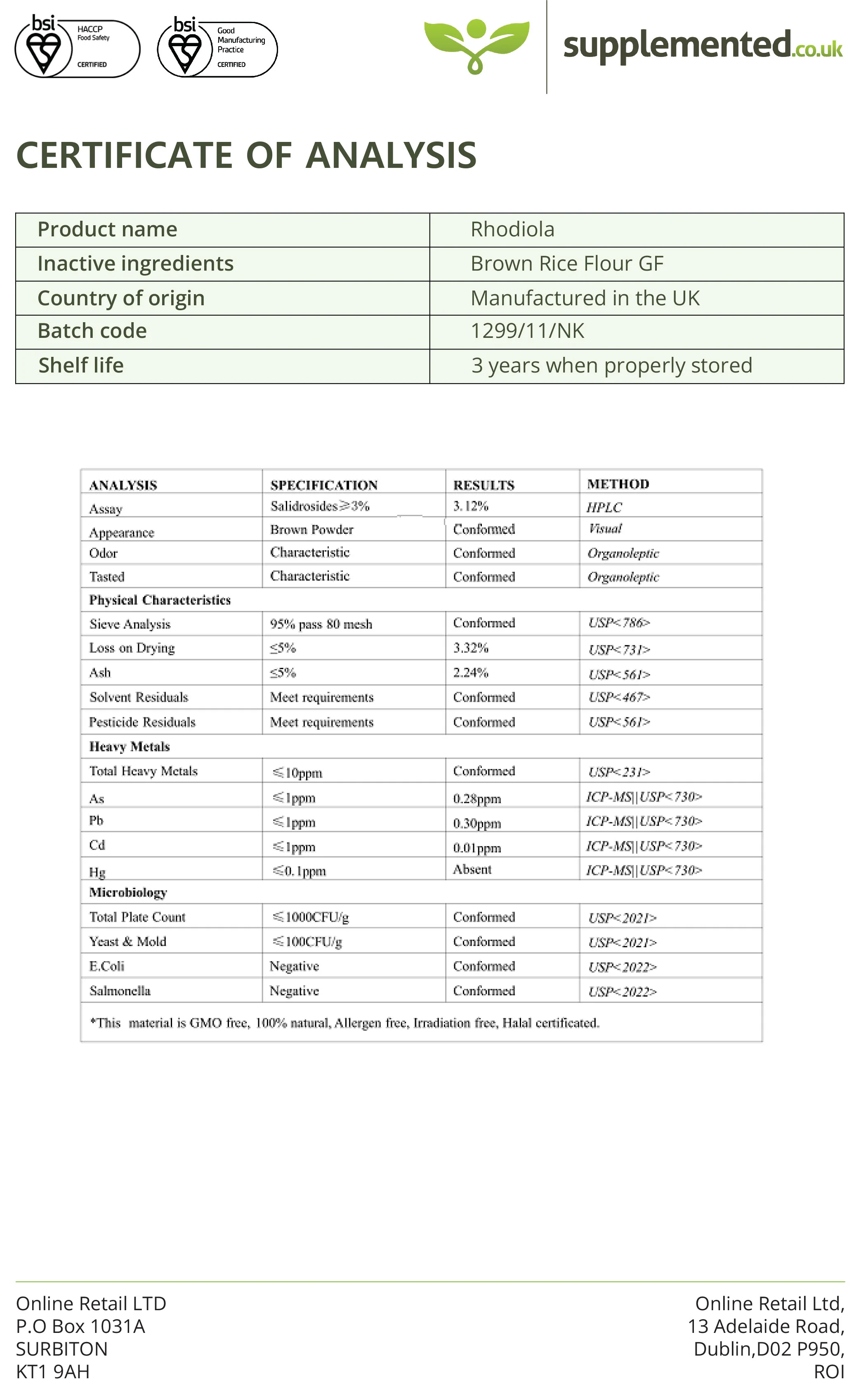 Rhodiola 500mg Capsules - Image 4
